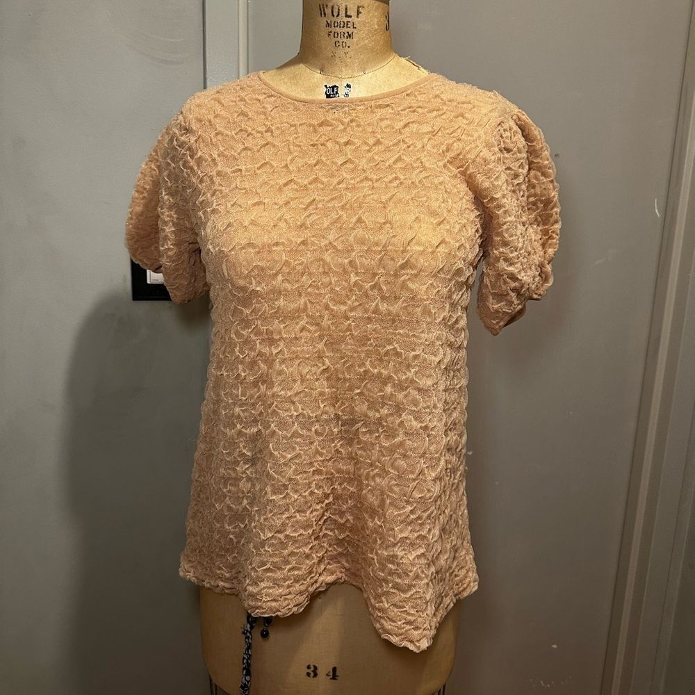 Zara Ruffled Puff Sleeve Blouse